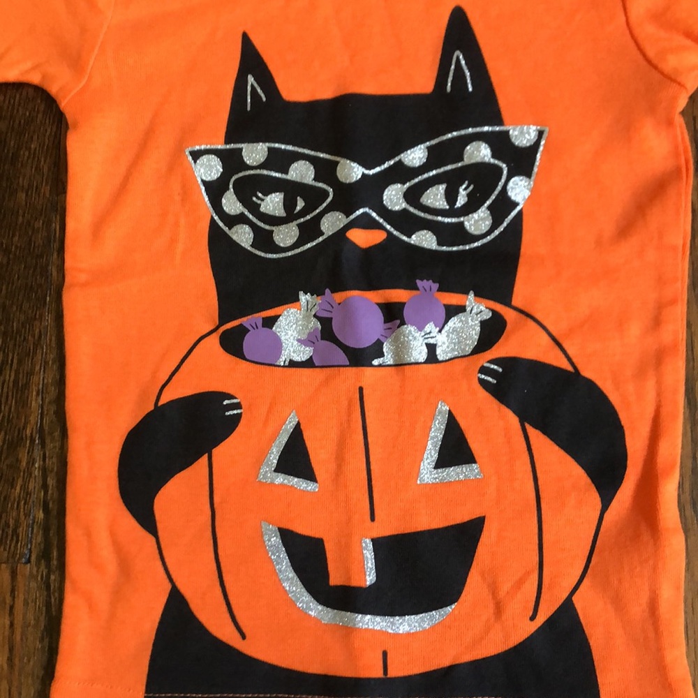 Carter's Halloween Cat Shirt - Picture 2 of 5